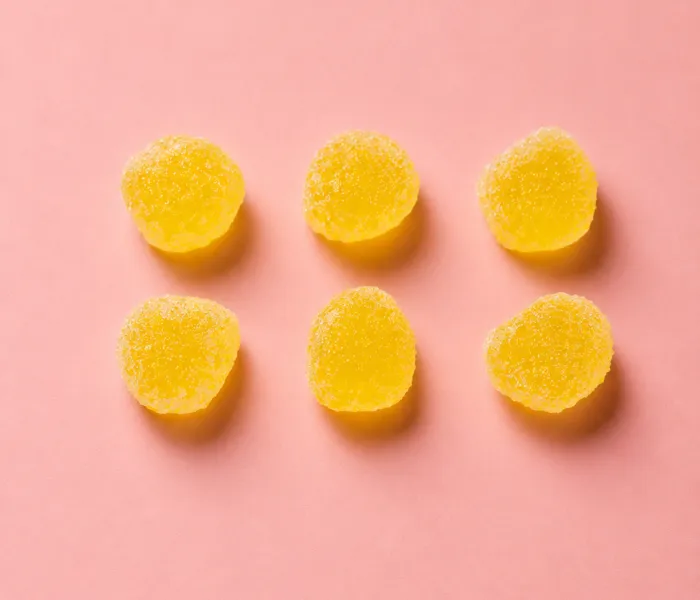 Menthol and Himalayan sea salt gummies